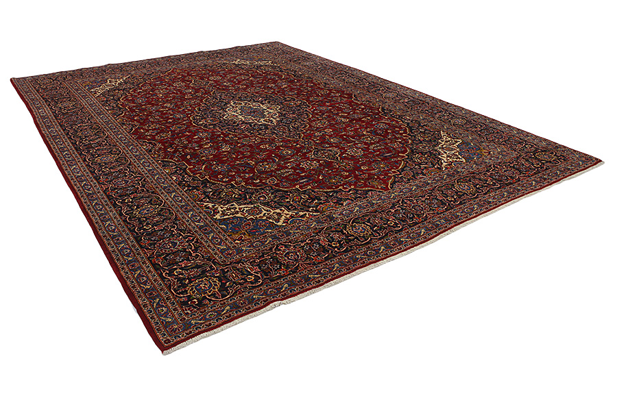 Kashan Περσικό Χαλί 412x308 - Εικόνα 1