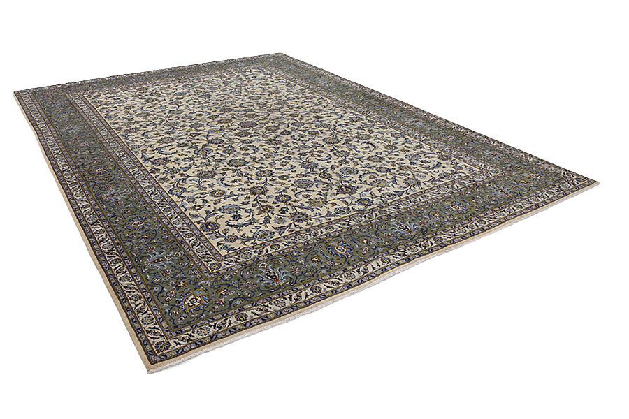 Kashan Περσικό Χαλί 404x307 - Εικόνα 1