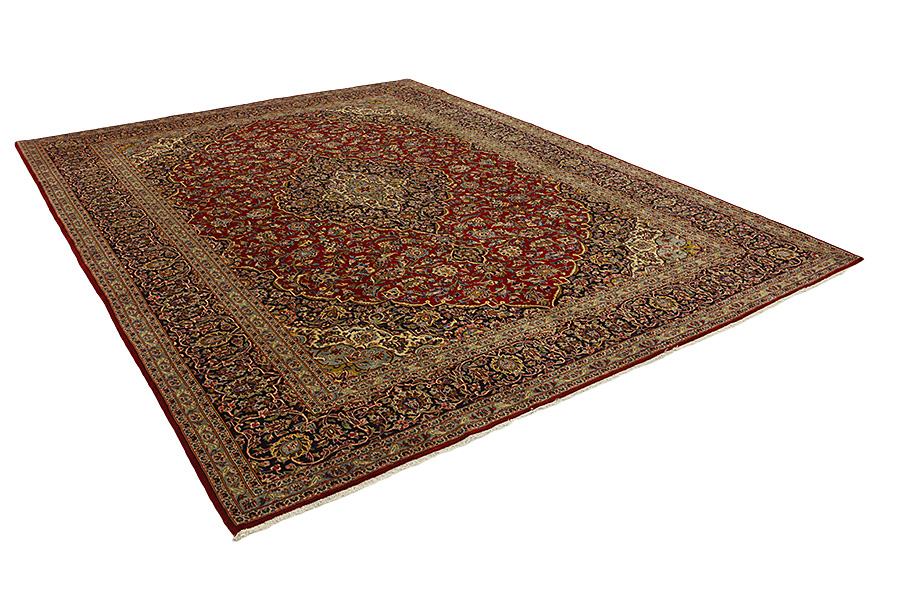 Kashan Περσικό Χαλί 401x301 - Εικόνα 1