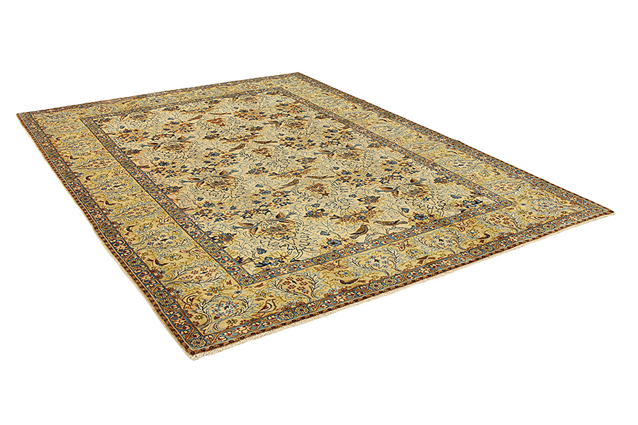 Isfahan - Antique Περσικό Χαλί 318x233 - Εικόνα 1
