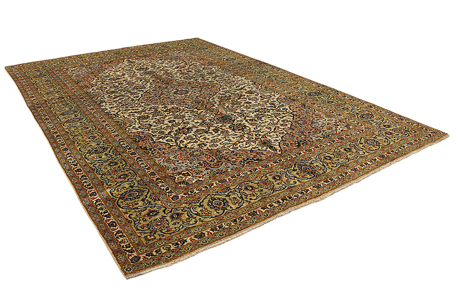 Kashan Περσικό Χαλί 418x295 - Εικόνα 1