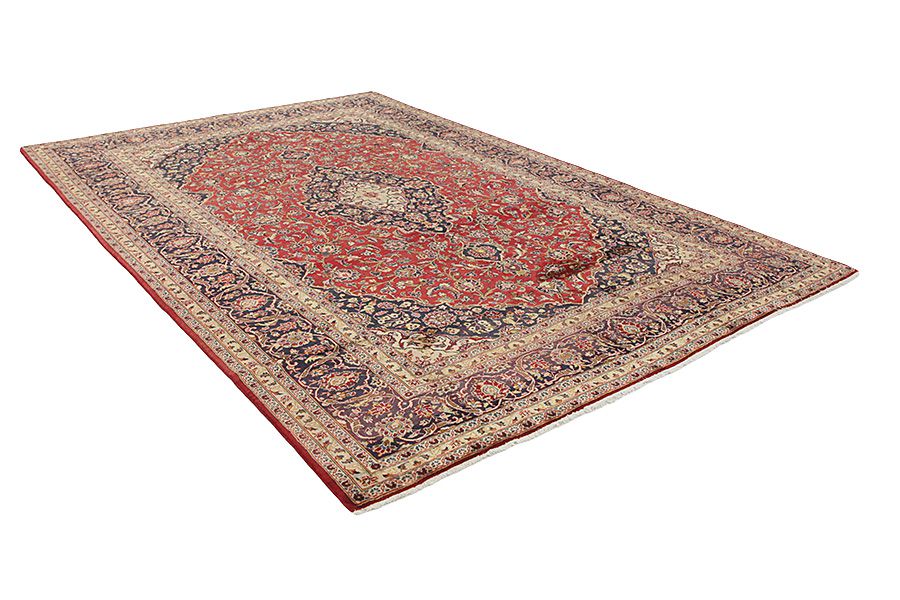 Kashan Περσικό Χαλί 380x250 - Εικόνα 1