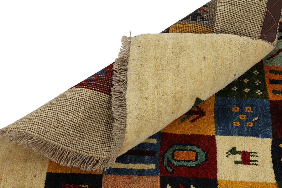 Gabbeh - Bakhtiari Περσικό Χαλί 153x109 - Εικόνα 4