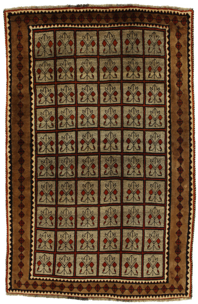 Gabbeh - Bakhtiari Περσικό Χαλί 192x126
