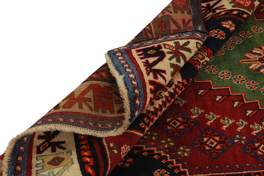 Qashqai - Shiraz Περσικό Χαλί 252x157 - Εικόνα 4