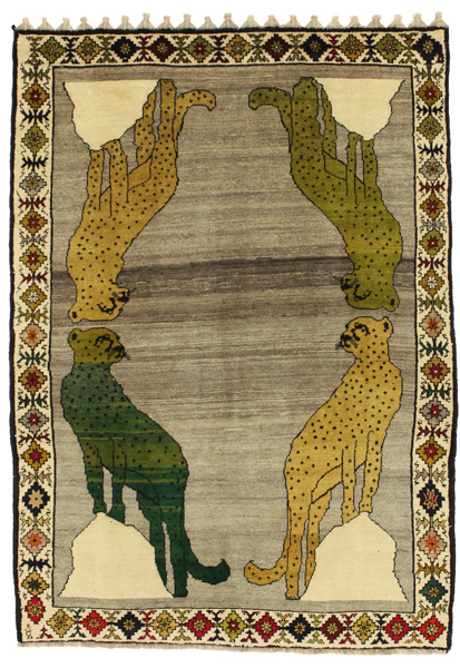 Gabbeh - Qashqai Περσικό Χαλί 217x154