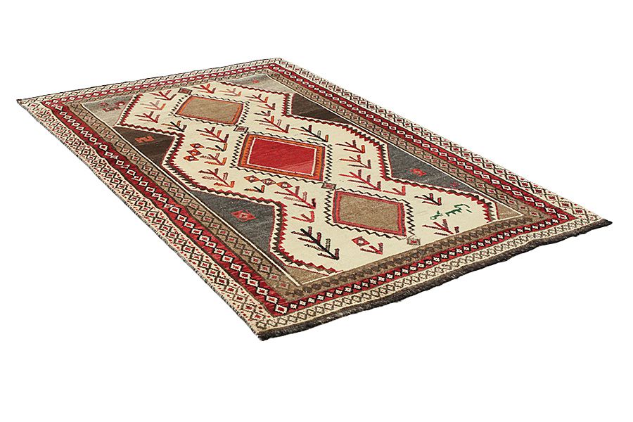 Qashqai - Gabbeh Περσικό Χαλί 230x148 - Εικόνα 1