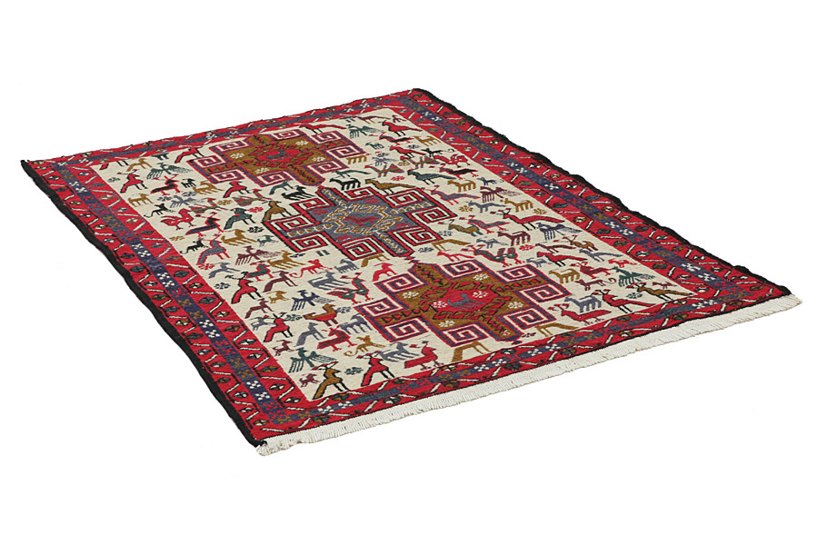 Κιλίμια Sumak - Afshar 130x105 - Εικόνα 1