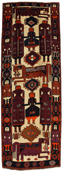 Bakhtiari - Qashqai Περσικό Χαλί 436x154