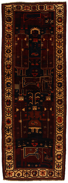Bakhtiari - Qashqai Περσικό Χαλί 424x156