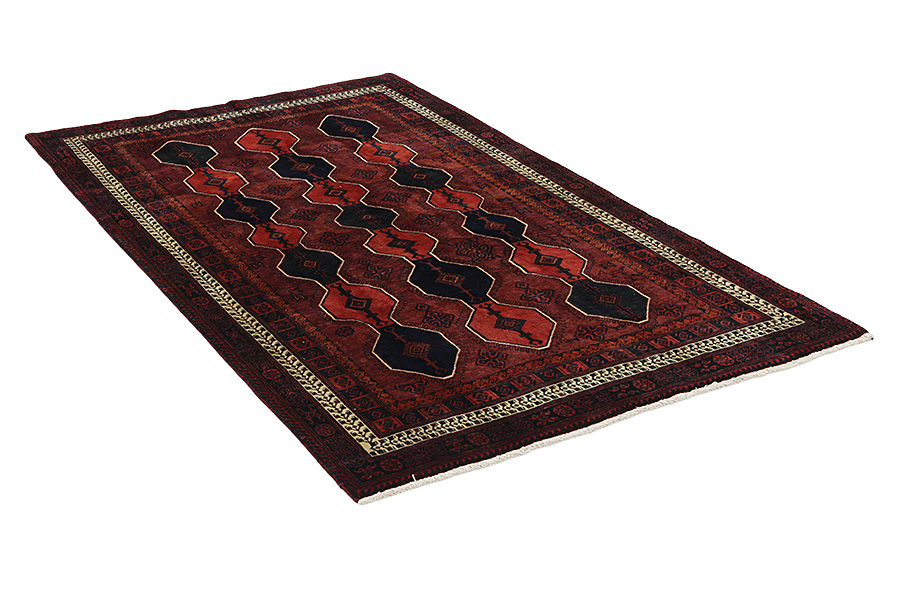 Afshar - Sirjan Περσικό Χαλί 243x147 - Εικόνα 1