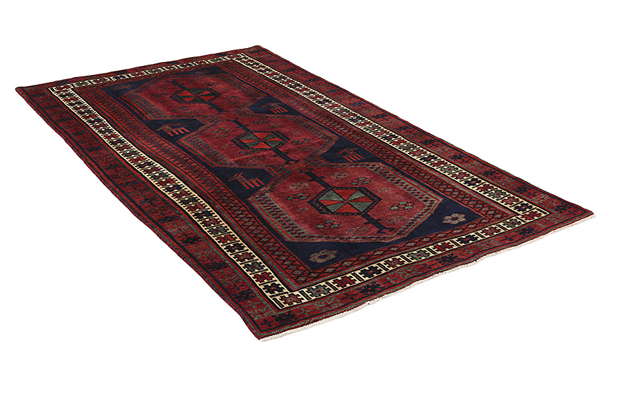 Afshar - Sirjan Περσικό Χαλί 236x135 - Εικόνα 1