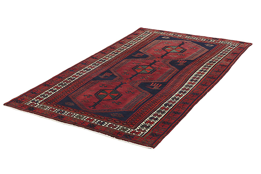 Afshar - Sirjan Περσικό Χαλί 236x135 - Εικόνα 2