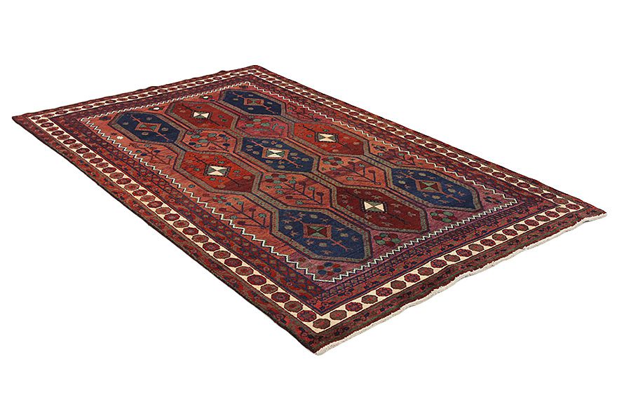 Afshar - Sirjan Περσικό Χαλί 245x147 - Εικόνα 1