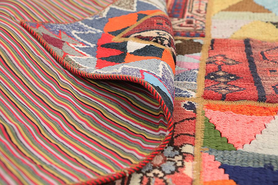 Patchwork Περσικό Χαλί 205x157 - Εικόνα 3