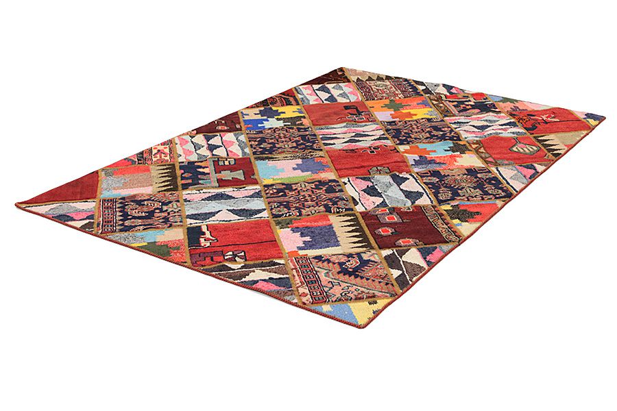Patchwork Περσικό Χαλί 216x148 - Εικόνα 2
