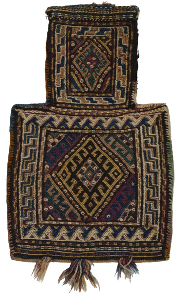 Qashqai - Saddle Bag Περσικό Χαλί 55x35