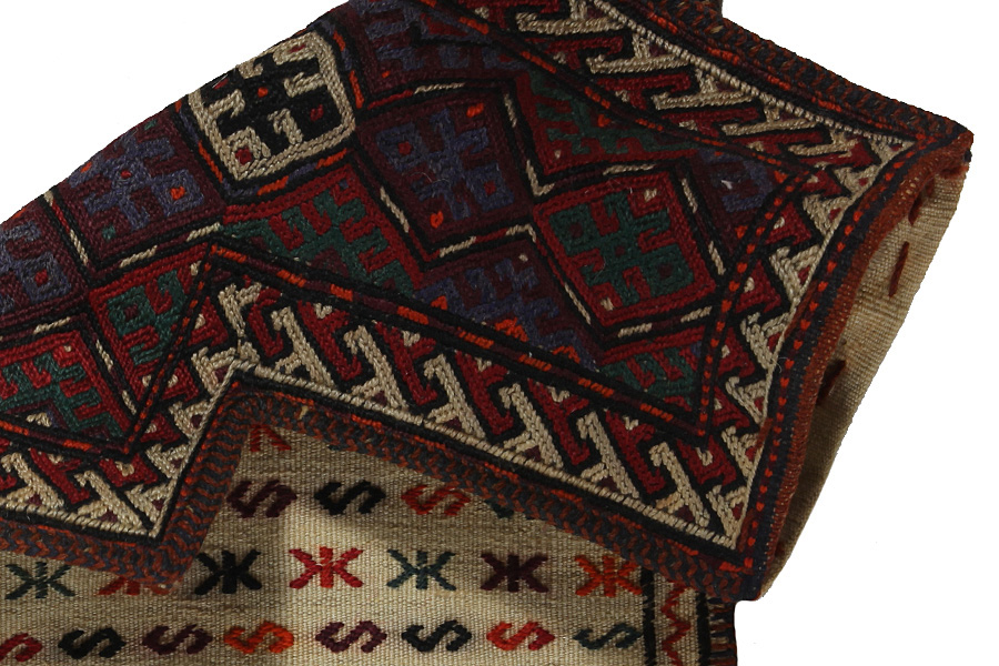 Qashqai - Saddle Bag Περσικό Χαλί 51x38 - Εικόνα 2