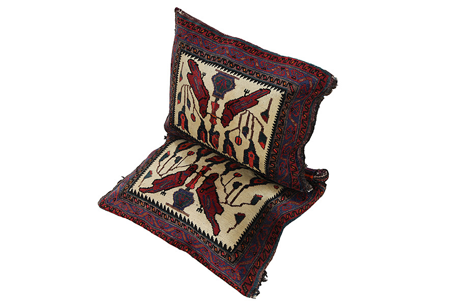 Afshar - Saddle Bag Περσικό Χαλί 113x66 - Εικόνα 4