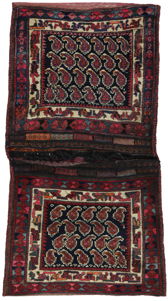 Bijar - Saddle Bag Περσικό Χαλί 143x72