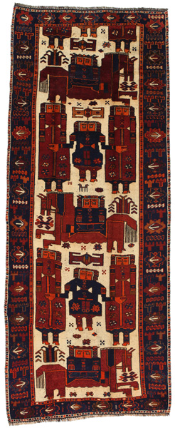 Bakhtiari - Qashqai Περσικό Χαλί 369x146